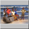 Kinder am Strand vom Malawi-See, Chintheche, Malawi