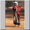 Frau mit Kind in der Mua-Missionsstation, Malawi