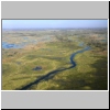 einer der unzähligen Flussarme und Wasserflächen im Okavango-Delta, Botswana