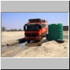 Desinfektionspunkt für die Fahrzeugreifen, Botswana