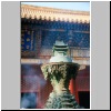 Beijing - Lamatempel - eine Pagodenskulptur