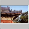 Beijing - Himmelstempelanlage, ein Hallendeteil mit vor den bösen Geistern schützenden Fabeltieren (Seitenhalle neben der Himmelsgewölbe-Halle)