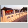 Beijing - Himmelstempelanlage, Blick vom Himmelstempel auf die Seitenhallen (Richtung Norden)