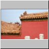 Beijing - Kaiserpalast, Dachdetails an der Halle der Erhaltung der Harmonie