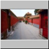 Beijing - Kaiserpalast, ein Seitengang in der Nähe der kaiserlichen Schlafräume