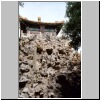 Beijing - Kaiserpalast, Kaiserlicher Garten - Pavillon der Kaiserlichen Aussicht auf einem Steinhaufen