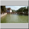 Beijing - Sommerpalast, ein Pavillon am Ostufer des Kunming-Sees