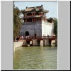 Beijing - Sommerpalast, ein Pavillon am Ostufer des Kunming-Sees