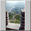 Die Grosse Mauer - Abschnitt bei Juyongguan, Blick von oben nach S&uuml;den