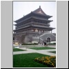 Xi&acute;an - das Trommelturm im Stadtzentrum