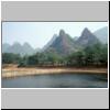 Karsth&uuml;gellandschaft am Li-Flu&szlig; zwischen Zhujiang und Yangshuo
