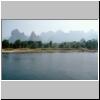 Karsthügellandschaft am Li-Fluß zwischen Zhujiang und Yangshuo