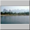 Karsth&uuml;gellandschaft am Li-Flu&szlig; zwischen Zhujiang und Yangshuo