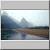 Karsth&uuml;gellandschaft am Li-Flu&szlig; zwischen Zhujiang und Yangshuo