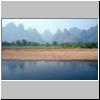 Karsth&uuml;gellandschaft am Li-Flu&szlig; zwischen Zhujiang und Yangshuo