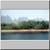 Karsth&uuml;gellandschaft am Li-Flu&szlig; zwischen Zhujiang und Yangshuo