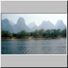 Karsth&uuml;gellandschaft am Li-Flu&szlig; zwischen Zhujiang und Yangshuo