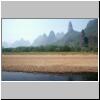 Karsth&uuml;gellandschaft am Li-Flu&szlig; zwischen Zhujiang und Yangshuo