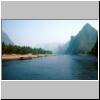 Karsth&uuml;gellandschaft am Li-Flu&szlig; zwischen Zhujiang und Yangshuo