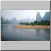 Karsth&uuml;gellandschaft am Li-Flu&szlig; zwischen Zhujiang und Yangshuo