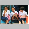 Panama City - Kinder vor einer Schule in der Altstadt