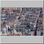 Quito - Blick von Panecillo auf die Altstadt; vorne Plaza de la Independencia