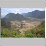 am Rande des Kraters Pululahua