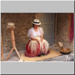 Cuenca - Demonstration der Panamahutherstellung in der Fabrik Homero Ortega