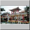 New Territories - Fanling, taoistischer Fung Ying Sin Koon Tempel, Eingangsbereich