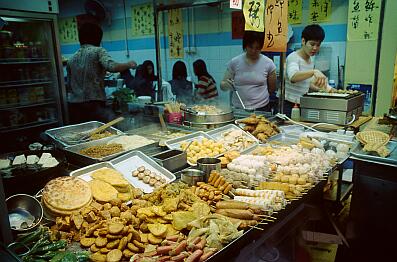 Kowloon - ein Fast Food Imbis im Stadtteil Mong Kok