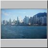 Hong Kong Island - Blick auf die Skyline vom Meer aus