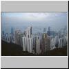 Hong Kong Island - Blick vom Victoria Tower auf die Skyline von Hongkong