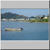 Lantau Island - im Dorf Tai O, ein Boot