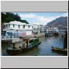 Lantau Island - Dorf Tai O, ein Sampan in einem Kanal