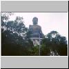 Lantau Island - bronzene Buddha-Statue im Klosterkomplex Po Lin