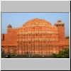 Jaipur - Fassade des Palastes der Winde (Hawa Mahal)