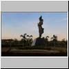 Makassar - Statue von Sultan Hasanuddin in der Nähe des Flughafens