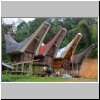 typische Toraja-H&auml;user, Tana Toraja, Sulawesi