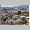 Blick von der Burg Himeji auf die Umgebung