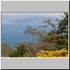 Blick vom Aussichtspunkt unterhalb des Mt. Misen auf der Insel Miyajima auf das Festland
