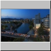 Motoyasu-Fluss und die Atombombenkuppel (Blick vom Hotelzimmer), Hiroshima