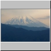 Fuji-san verschwindet langsam in den Wolken