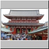Tor Hozo-mon vor dem Senso-ji Tempel, Asakusa, Tokio