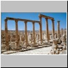 Jerash - korinthische Kolonnaden an der Cardo, hinten rechts Artemistempel