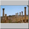 Jerash - S&auml;ulen an der Cardo (Blick Richtung S&uuml;dwesten)