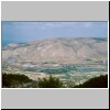 Umm Qays - Golanhöhen, unterhalb der Hügel - die jordanische Grenze