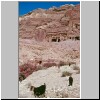 Petra - Blick auf das Palastgrab und das Korinthische Grab