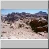 Petra - in der Nähe von Al Deir, Blick Richtung Wadi Araba