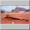 Wadi Rum - Felsformationen und roter Sand
