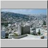 Amman - Blick auf das Stadtzentrum vom Herkules-Tempel (auf dem Zitadellenhügel) aus, in der Bildmitte Minarett der Hussein-Moschee